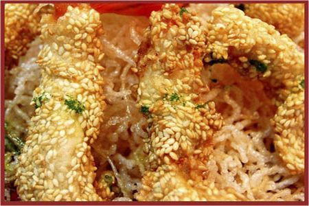 Reteta chinezeasca de piept de pui cu susan